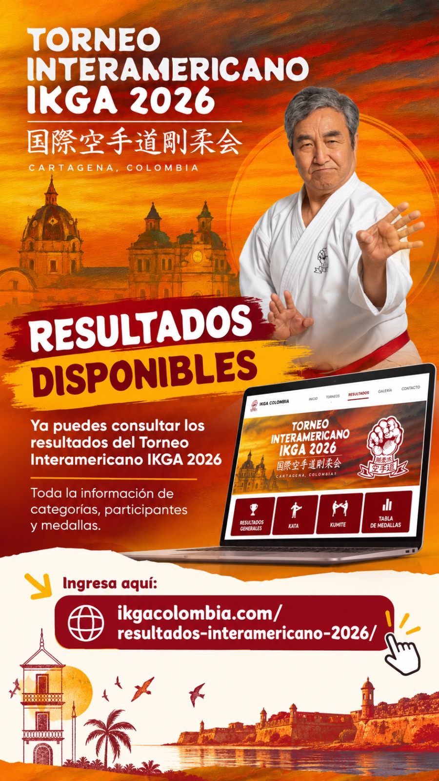 Resultados do Interamericano de Karate IKGA 2026